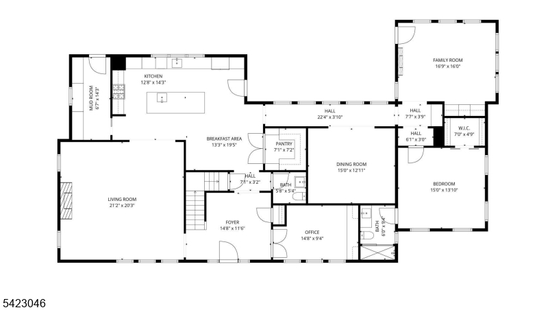 1st floor floorplan