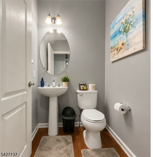 Powder room on the main floor