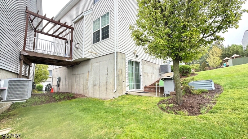 Private deck and patio