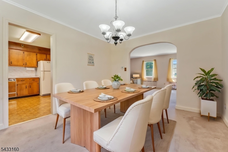 Dining Room Staged