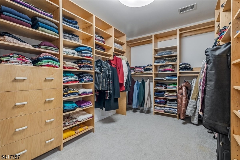 Primary closet