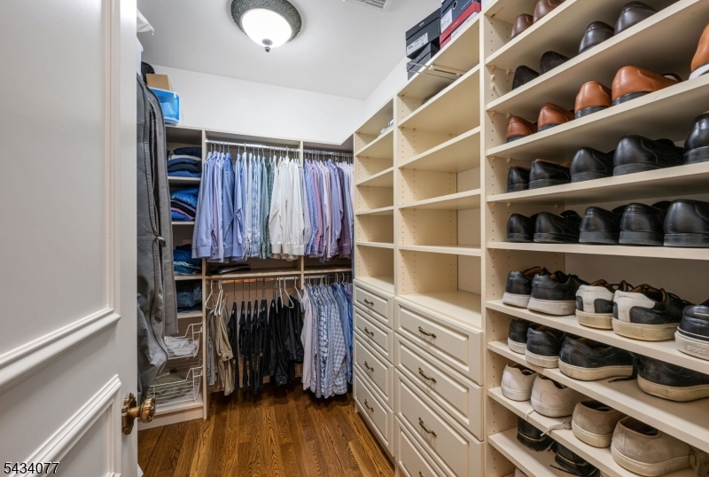 One of two walk in closets