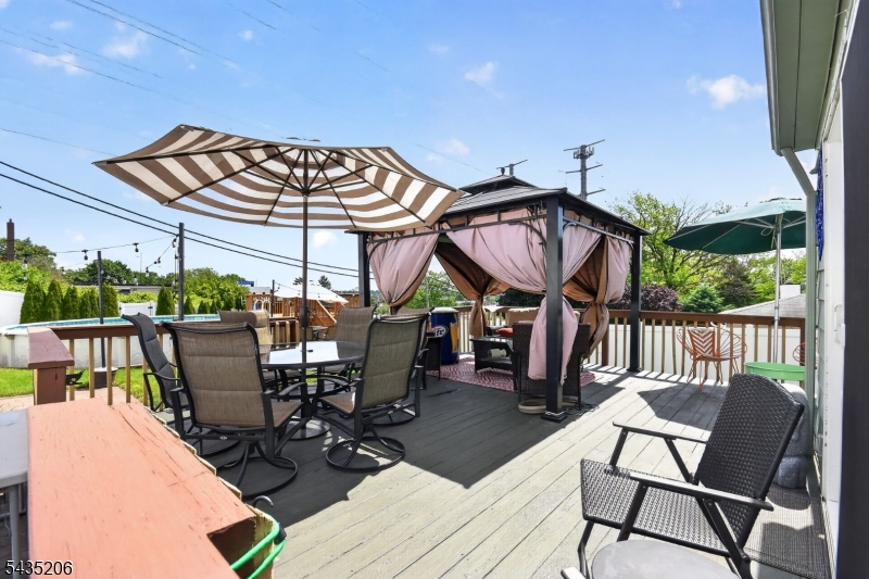 Backyard deck