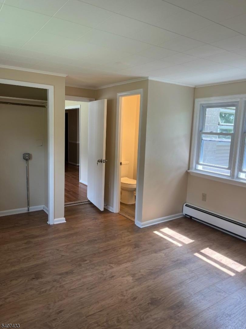 Bedroom with half bath