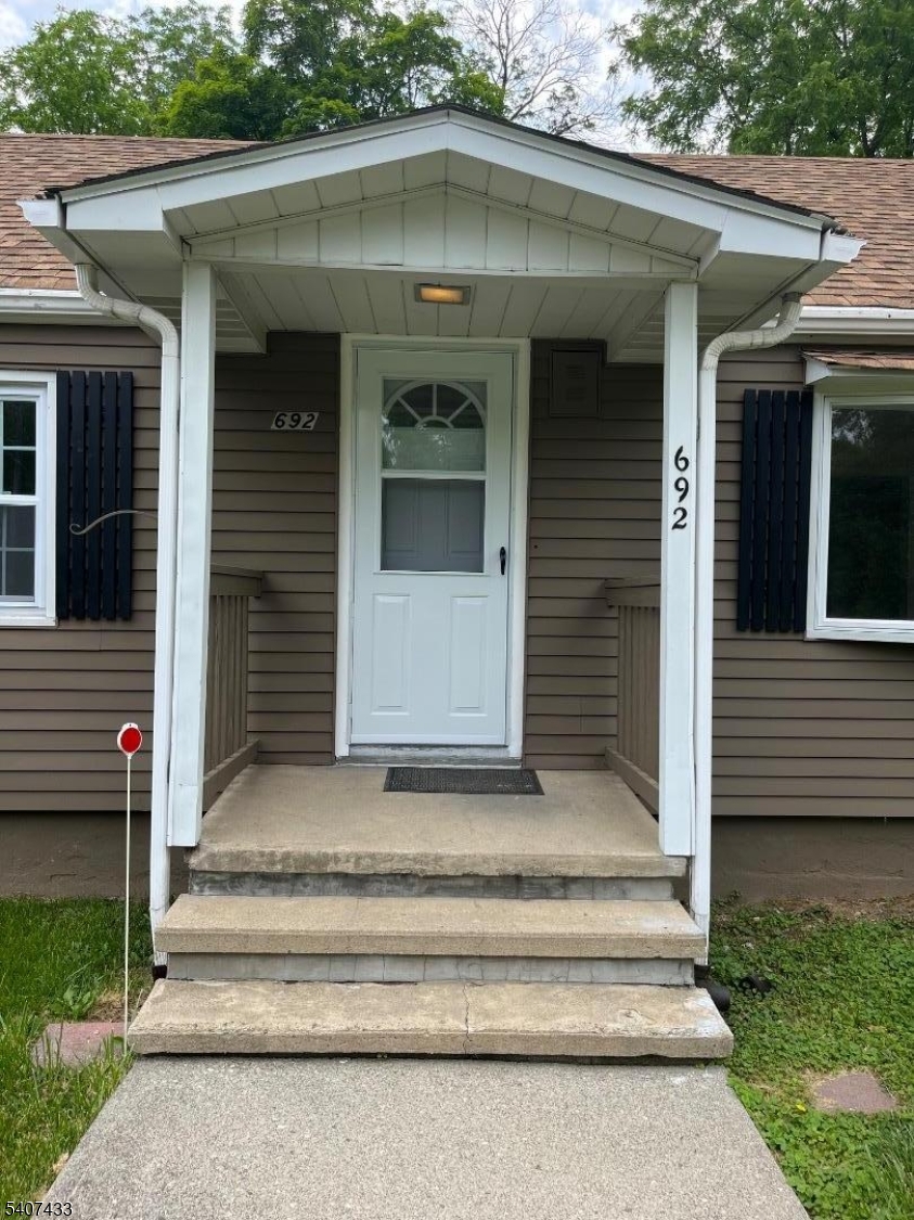 Front of residence