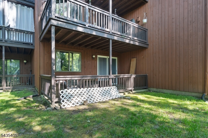 Double width patio