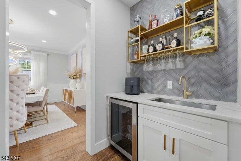pantry area, bar, wine fridge