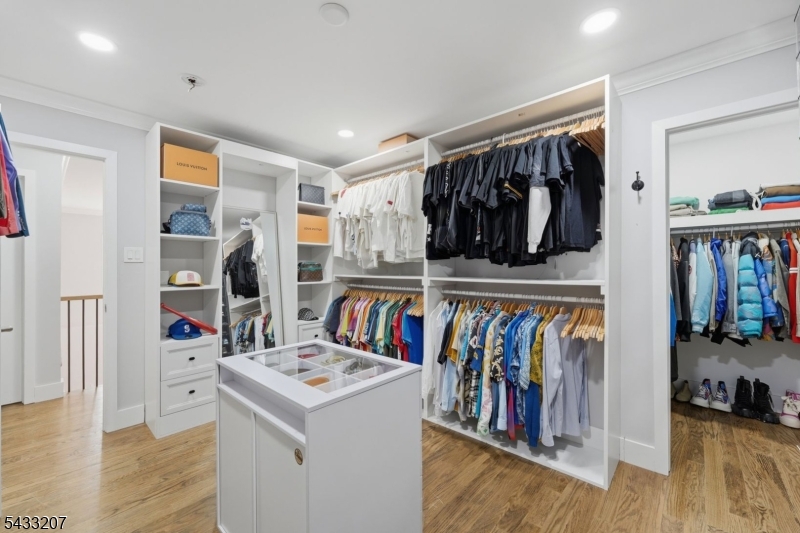 Bedroom into a walk-in closet
