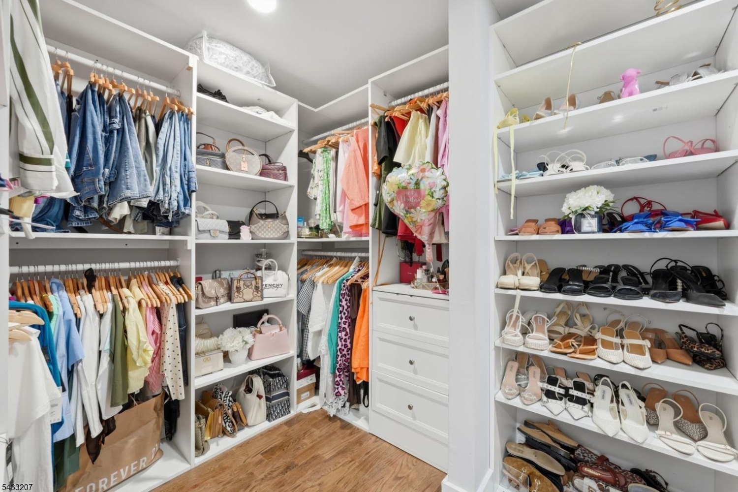 Master walk-in closet