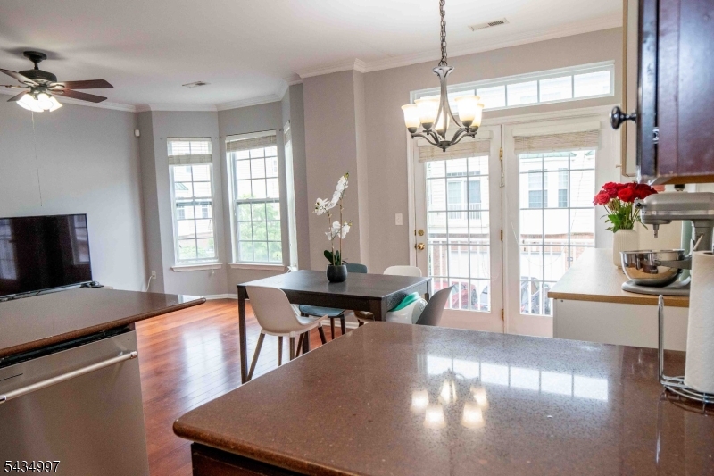 Living and kitchen space