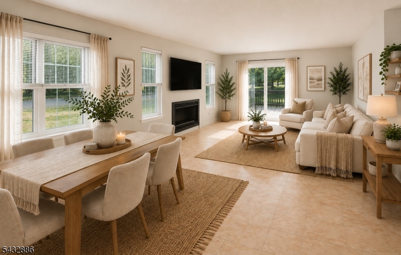 Living Room and Dining Room