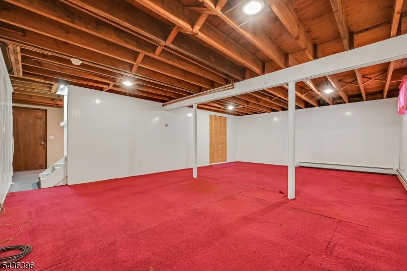 Spacious finished basement.