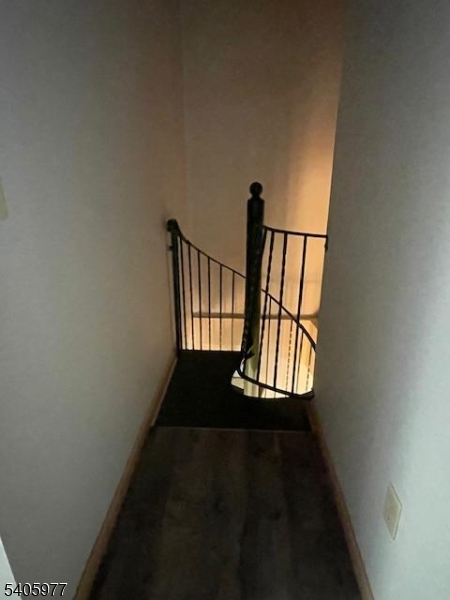 Circular stairs from 1st fl