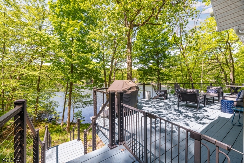 Deck with Stairs to Lake