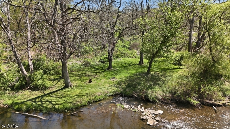 Stream towards yard