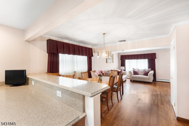 Kitchen, Dining, Living Room