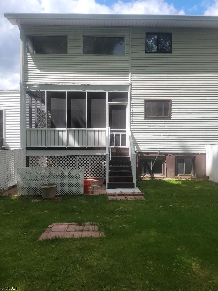 Rear of building
