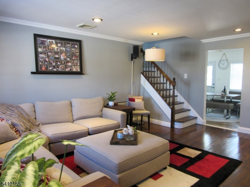 Open-concept living space
