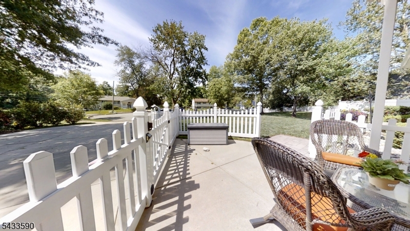 Fenced in front yard