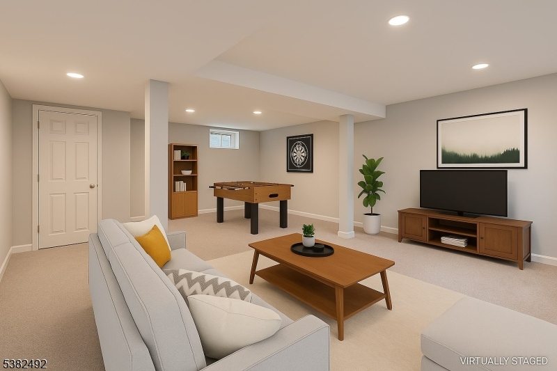 Virtually Staged Basement