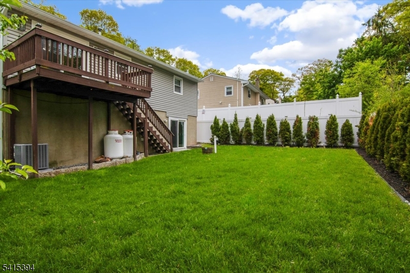 Fully Fenced backyard