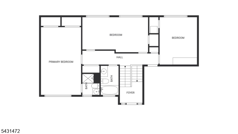 second floor plan