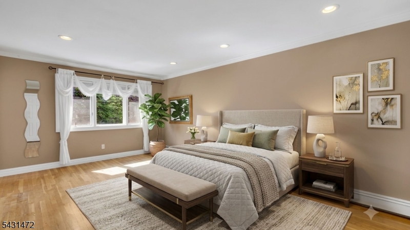 Virtually Staged Primary Suite