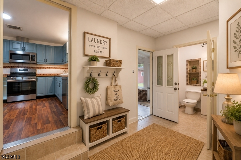 Laundry Area Virtually Stated