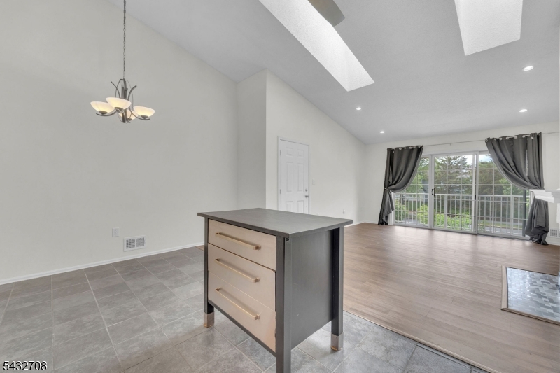 Kitchen and living