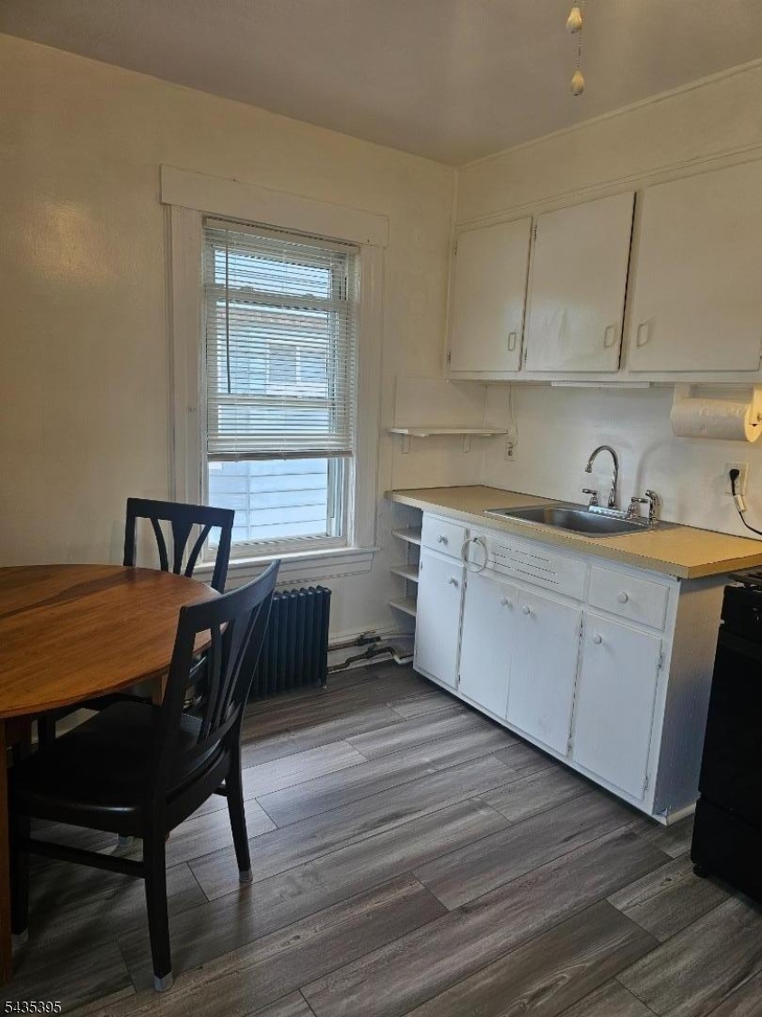 Kitchen with deep SS sink
