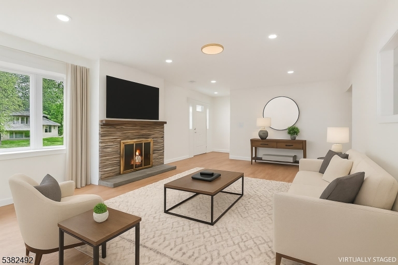 Virtually Staged Living Room