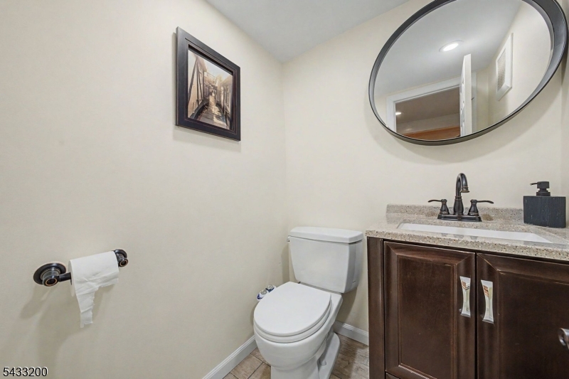 .Basement powder room