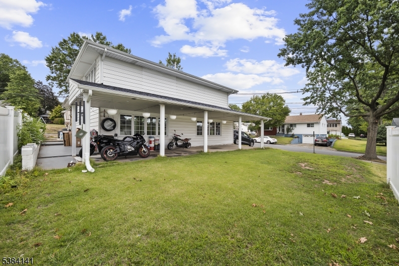 Large backyard