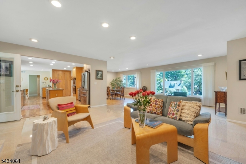 open concept living room