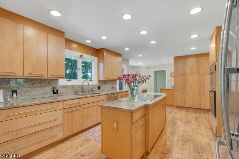 kitchen with induction stove