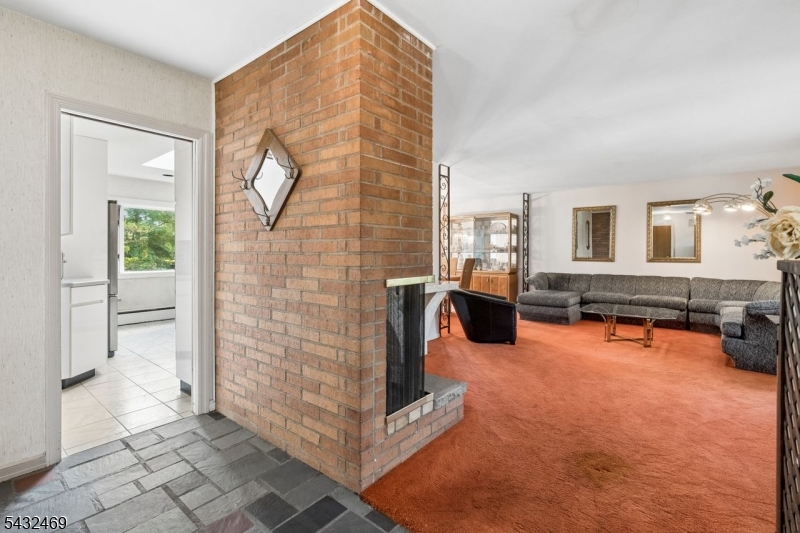 Living Room with Fireplace