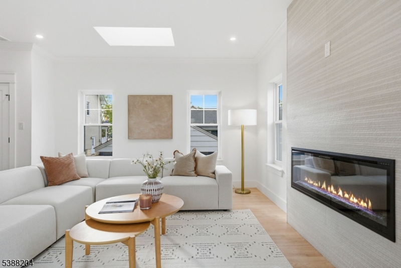 Custom fireplace wall