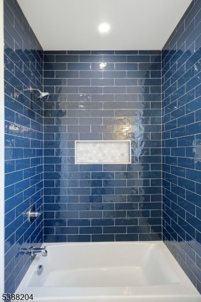 Polished marble tile