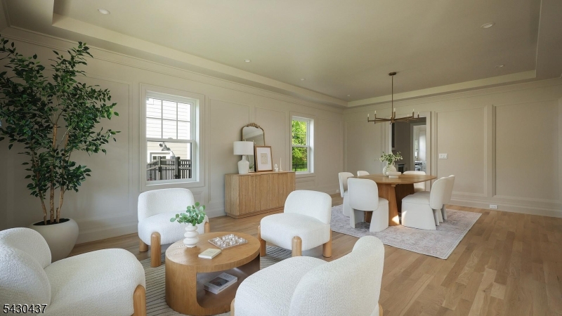 Living room & dining room