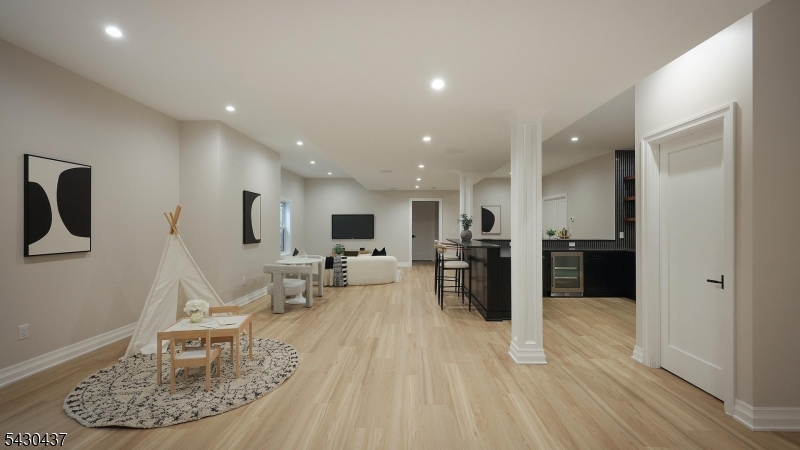 Lower level rec & game space
