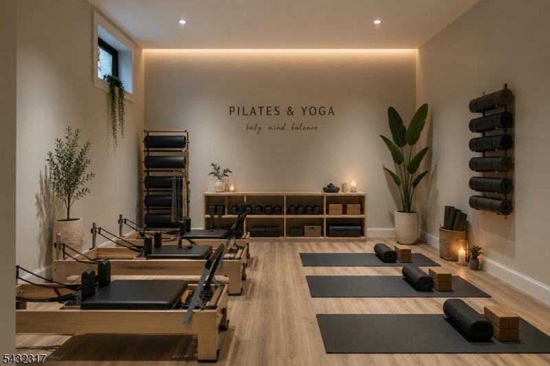 Virtually Staged Gym