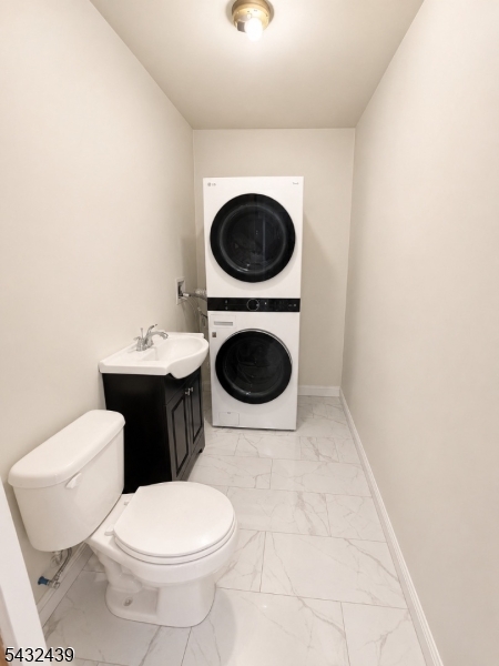 Half bath & laundry
