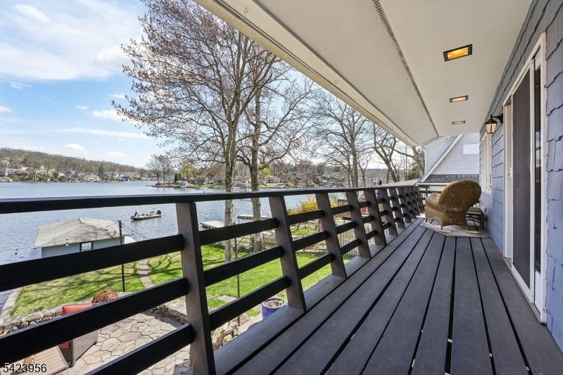 Large Deck Across Home