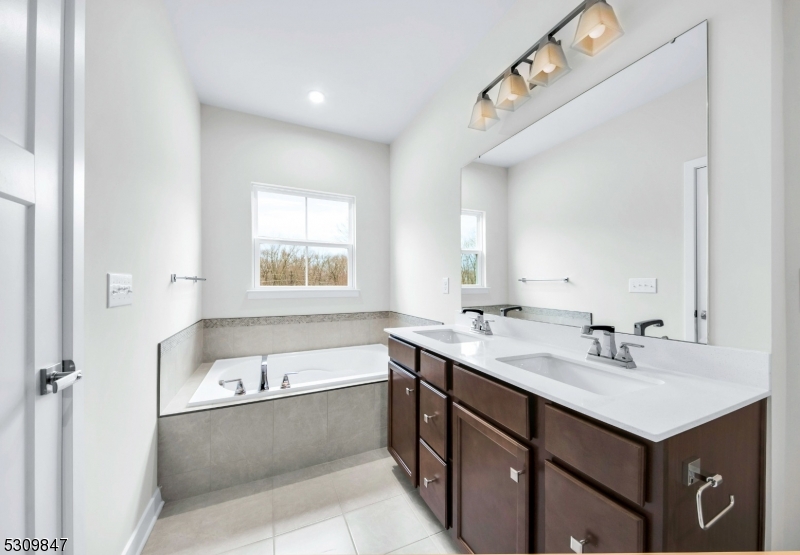 Double Vanity & Tub