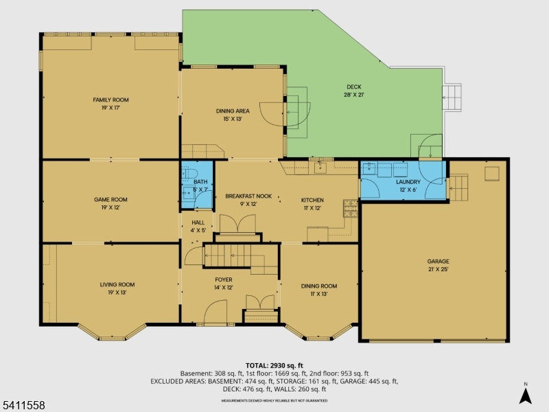 Floor Plan-Level 1