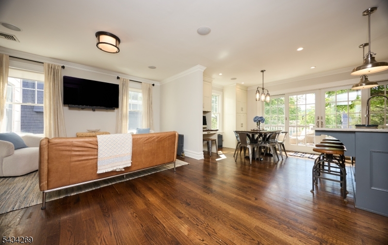 Family Room/Den and Kitchen
