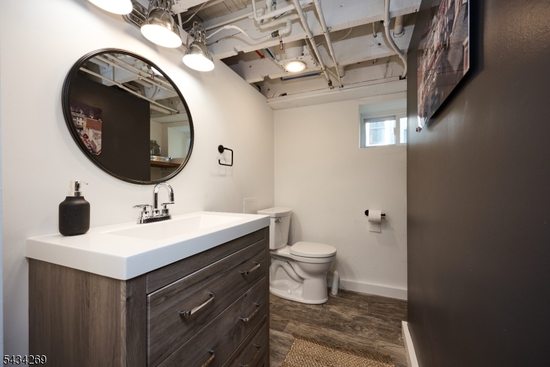 Half Bath in Basement